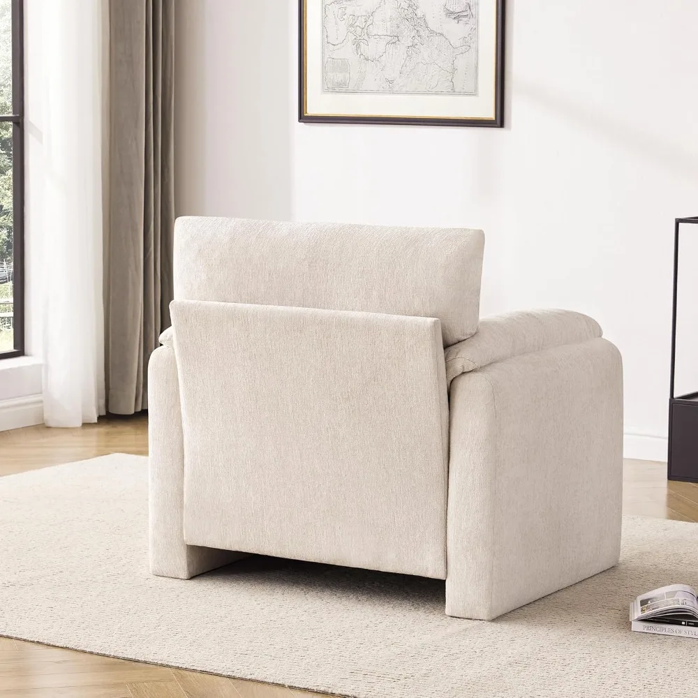 Chenille Oversized Armchair, 38.6 - Image 6
